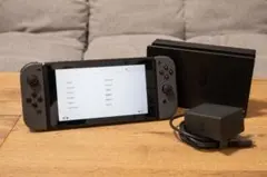 Nintendo Switch 本体 グレー ACアダプター付き　フィルム付き