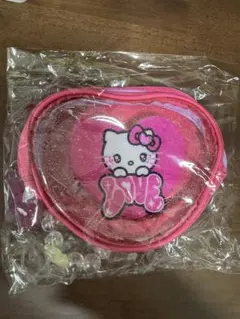 ユニバーサルスタジオ　ハート型キティちゃんポーチ　ユニバ　USJ キティ　ポーチ