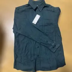 UNIQLO フランネルシャツ ダークグリーン