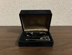 PABRO CREATION ネクタイピン&カフスボタンセット【箱付き】