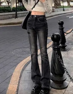 SHEIN ダメージデニム