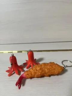 エビフライ　タコさんウィンナー　3点セット　食品サンプル