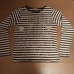 最終美品SISTER Jenni長袖ロンT♡ボーダー ロゴラメ入り♡サイズ140