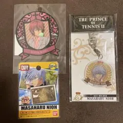 テニスの王子様　デコステッカー＆キーホルダーセット【立海】仁王雅治/丸井ブン太