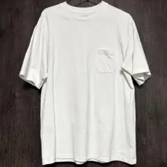 【美品】nano universe ナノユニバース 汗染み防止　T ホワイト L