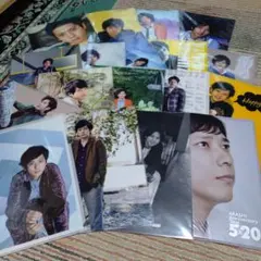 嵐　二宮和也　クリアファイル （18枚セット） おまけ付き