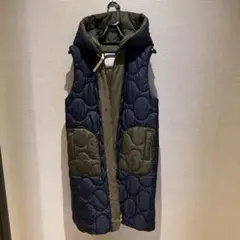Madison Blue フード付きキルティングベスト
