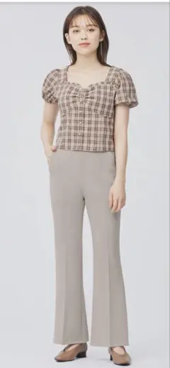 GU 2wayストレッチフレアパンツ Sサイズ