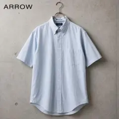 USA製 ARROW × Paddock Club 半袖 BDシャツ 16 Lのサムネイル