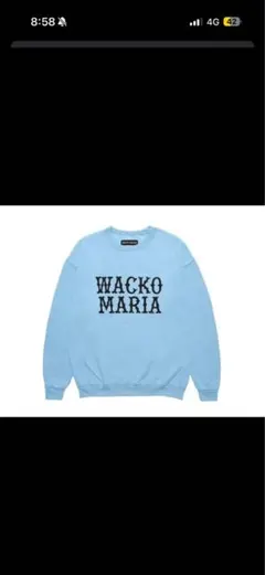 WACKO MARIA スウェットシャツ(美品)のサムネイル
