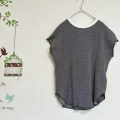 アメリカンホリック/2WAYヘンリーネックワッフルプルオーバー M