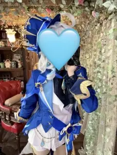 【値下げ】lardoo製　フリーナ（白）　コスプレ衣装セットのサムネイル