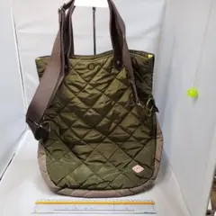ROOTOTE キルティングショルダーバッグ オリーブ