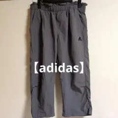 【adidas】レディーストレーニングパンツ ダークグレー七分丈 Sサイズのサムネイル