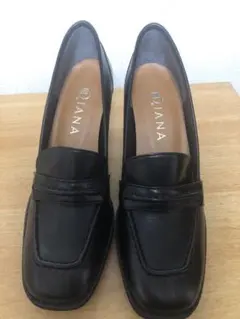 【未使用】ダイアナローファーヒールパンプス冬底