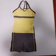 Reebok スポーツ用水着 セパレート イエロー グレーのサムネイル