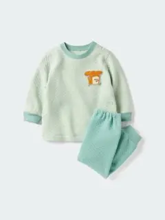 ユニクロ 長袖キルトパジャマ 110サイズ