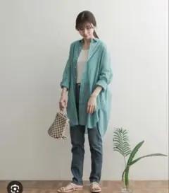 アーバンリサーチドアーズ ラミーコットンビッグシャツ