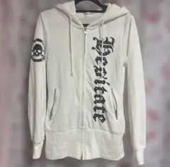 ジップパーカーワンピース/オールドイングリッシュロゴ/#平成ギャルのサムネイル