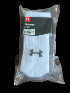 アンダーアーマ　トレーニングソックス 3ペア L