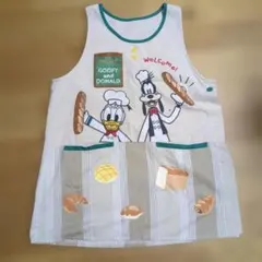 ♡保育士、幼稚園、介護士♡グーフィーとドナルドのエプロン