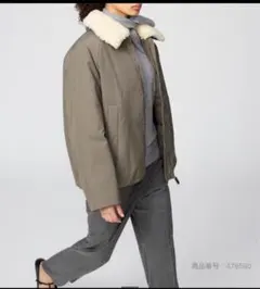 新品タグつき UNIQLO:C Mサイズ パフテックジャケット ブラウン - メルカリ