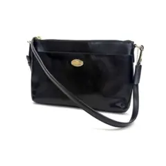 【美品】COACH コーチ ショルダーバッグ サコッシュ ブラック