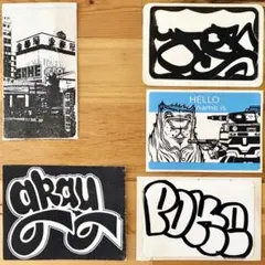 ① グラフィティー ステッカー 5枚セット graffiti グラフィティ