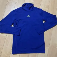 サッカー　アンダーシャツ　青　裏起毛　150 美品