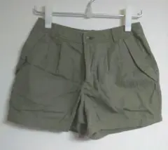 earth music＆ecology ショートパンツ S カーキ