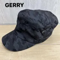 美品　GERRY ジェリー ワークキャップ 帽子 黒　カモフラ　迷彩 キャップのサムネイル