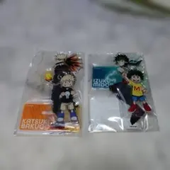未開封品 ヒロアカ アクスタ AnimeJapan 2022Ver. 爆豪 緑谷