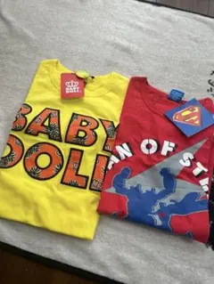 新品タグ付きBABY DOLL Tシャツ150.140２枚まとめ売り