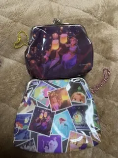 ディズニープリンセスがま口財布コインケースコイン入れラプンツェルアリエルかわいい