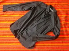 ユニクロルメールコラボブロードシャツM黒ボタンダウン極美品