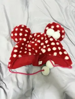 ミニーちゃん水玉ファンキャップ