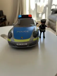 プレイモービル　ポルシェ911 パトカー 警察官フィギュア付きのサムネイル