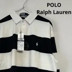 新品 90s POLO Ralph Lauren ラガーシャツ 太ボーダー