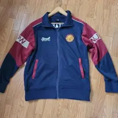 新日本プロレス スタッフジャケット ネイビー/ワインレッド