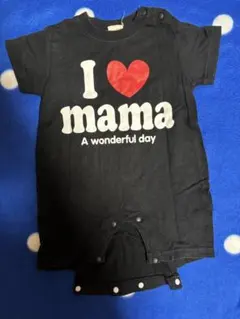 ベビー ロンパース 80cm I love mama