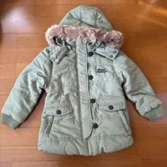 未使用　中綿コート オリーブグリーン　120 女の子