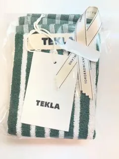 TEKLA ハンドタオル オーガニックコットン　ストライプ