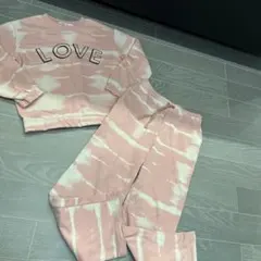 LOVE タイダイ柄 スウェットセット 100cm~