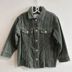 ZARA kids コーデュロイジャケット　モスグリーン　110㎝のサムネイル