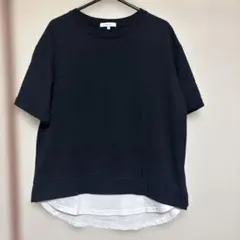 GLOBAL WORK 半袖Tシャツ ブラック Mのサムネイル