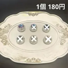 カスタムボールペン ビーズ 金属ビーズ 丸型ビジューファンシービーズ4色