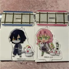 鬼滅の刃　伊黒　甘露寺　蜜璃　アクリルスタンド　アクスタ ローソン　電車