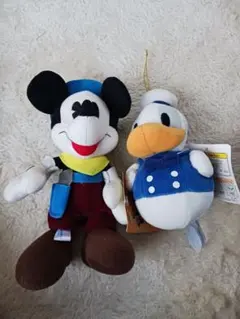 ミッキーマウス ドナルドダック ぬいぐるみセット