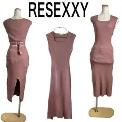RESEXXY♡バックオープンニットワンピース
