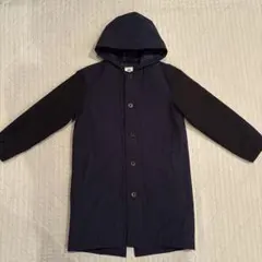 UNIQLO×JWANDERSON ネイビー フード付き ロングコート